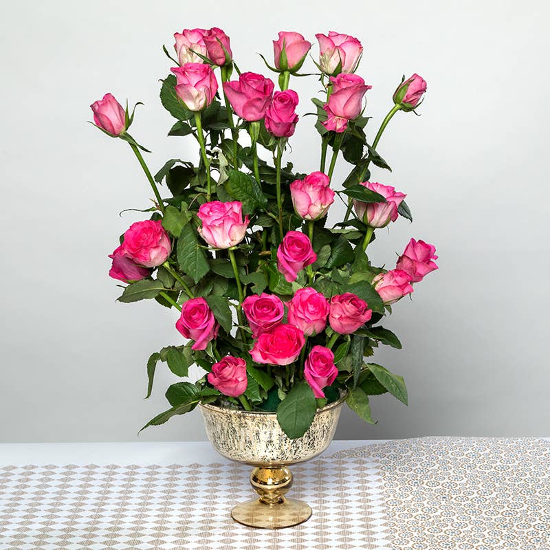 Globe Enterprise - Wholesale Candle holder - Vintage Mercury Glass Pedestal Bowl  - Wedding Centrepiece2