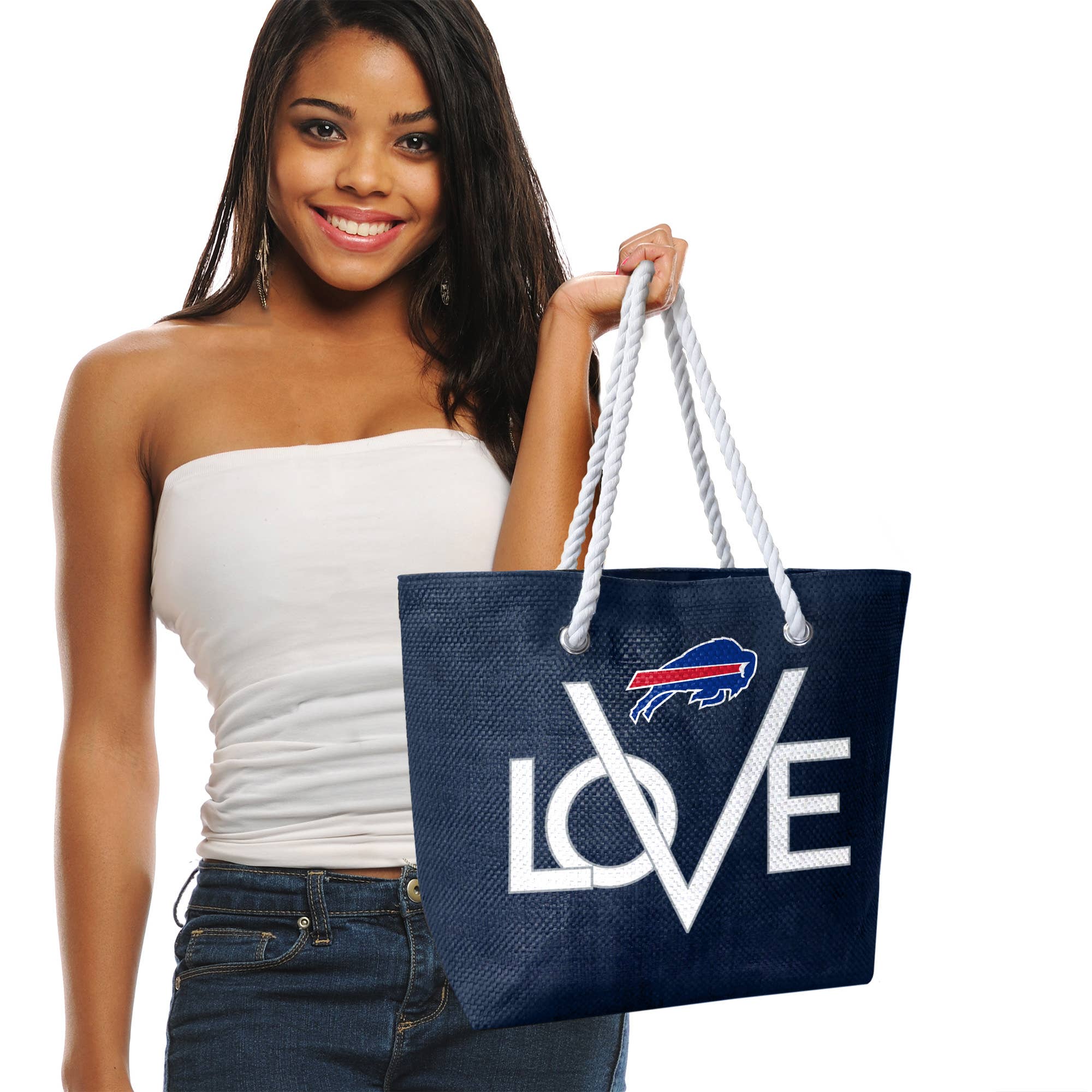 Little Earth Productions - Wholesale Tote Bag - Women's - NFL Buffalo Bills Love Tote1