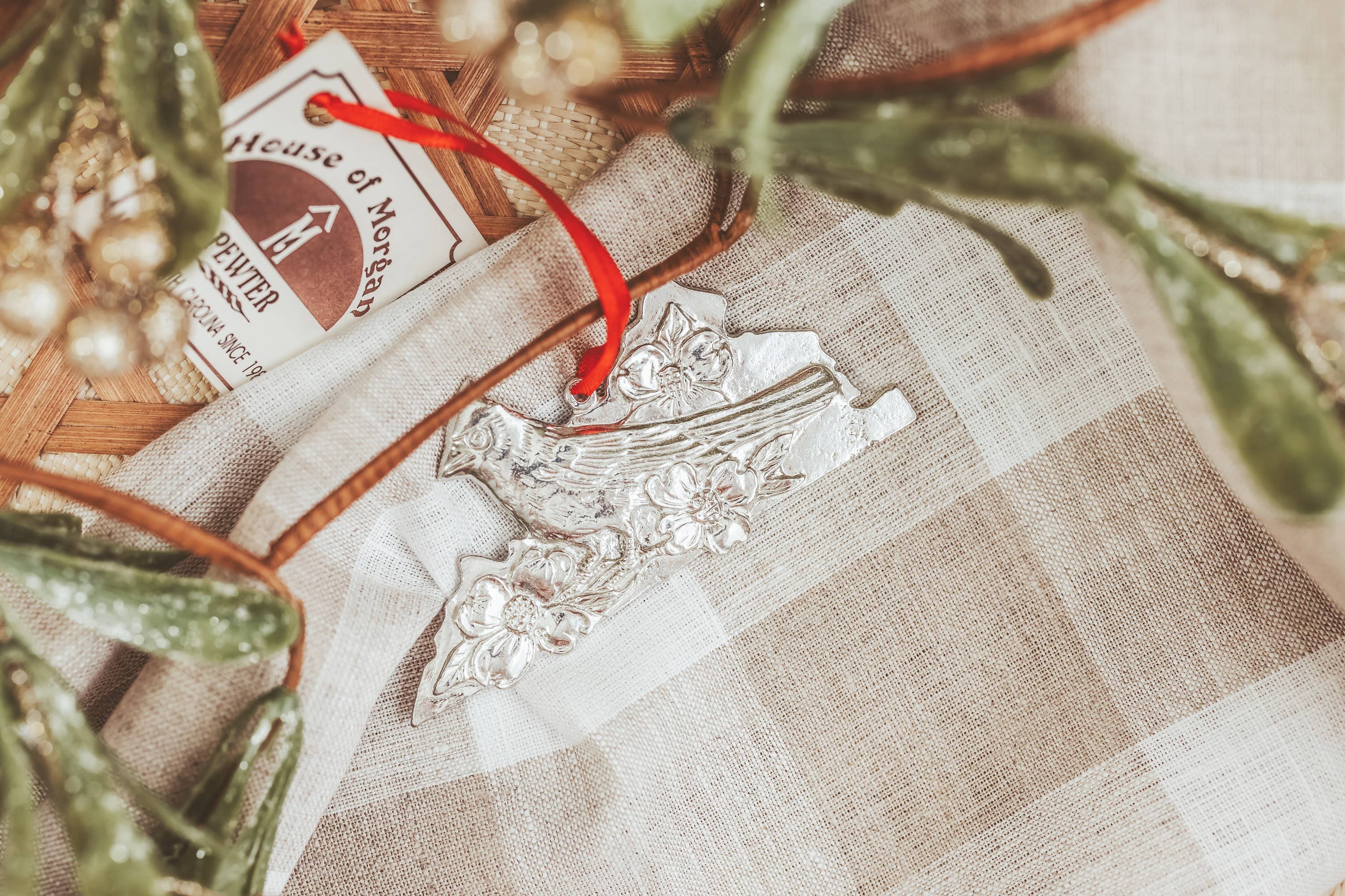 House of Morgan Pewter - Wholesale Ornament - Virginia VA Christmas Ornament - Individual or Gift Sets4