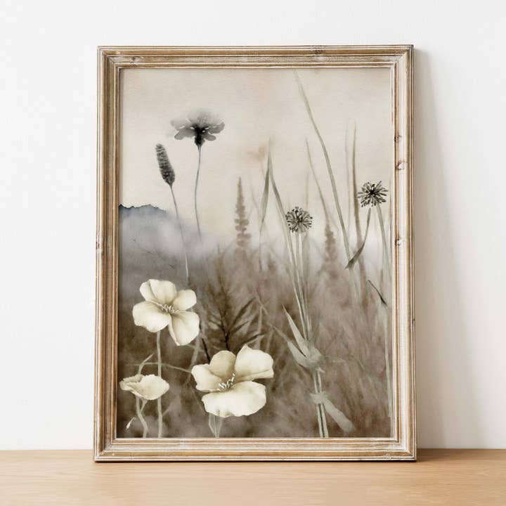 Spring Fields Vintage konsttryck för wholesale av Pink Lemon Decor