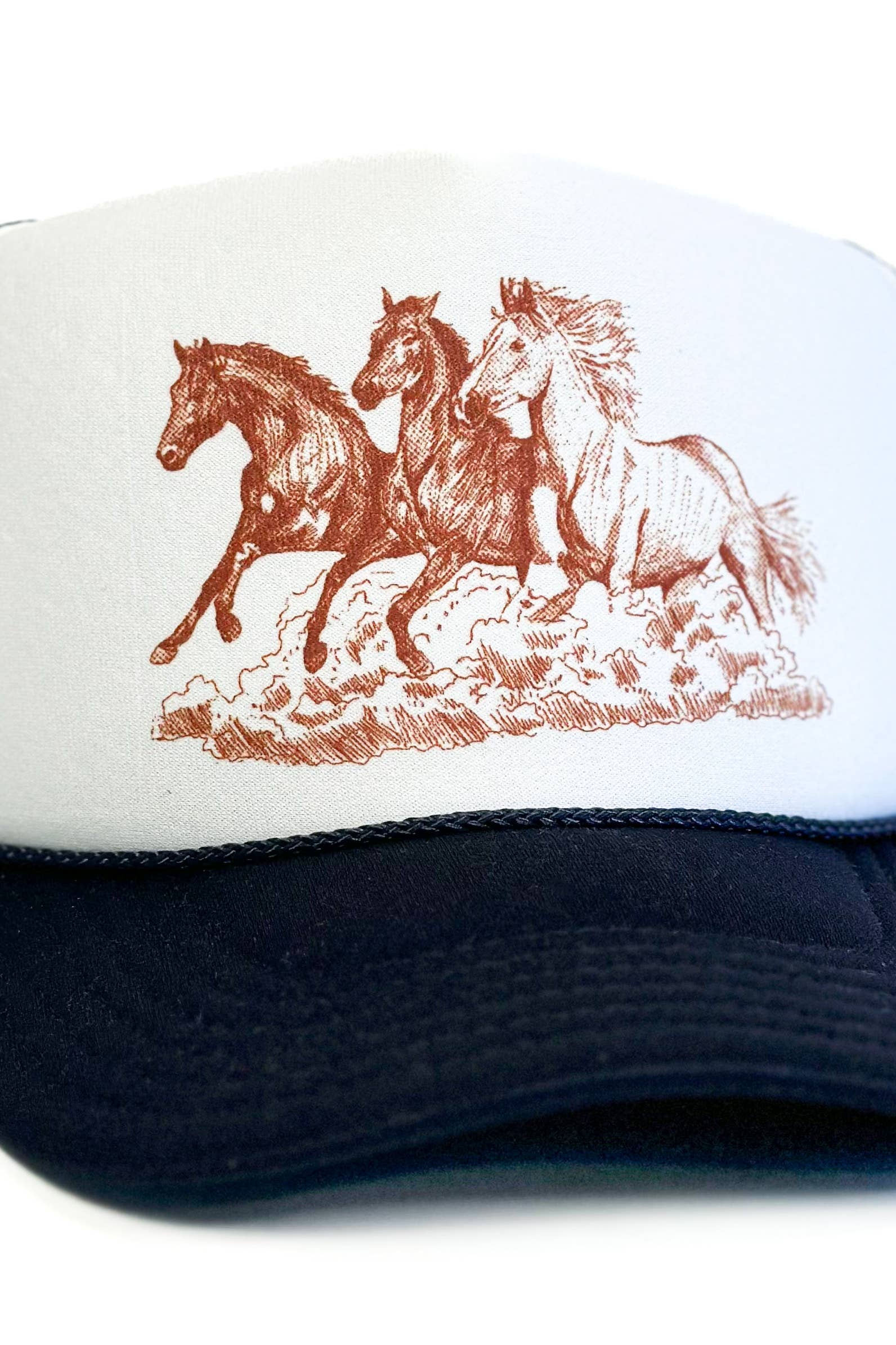 Not From Malibu - Wholesale Trucker Hat - Women's - Wild Horses Trucker Hat6