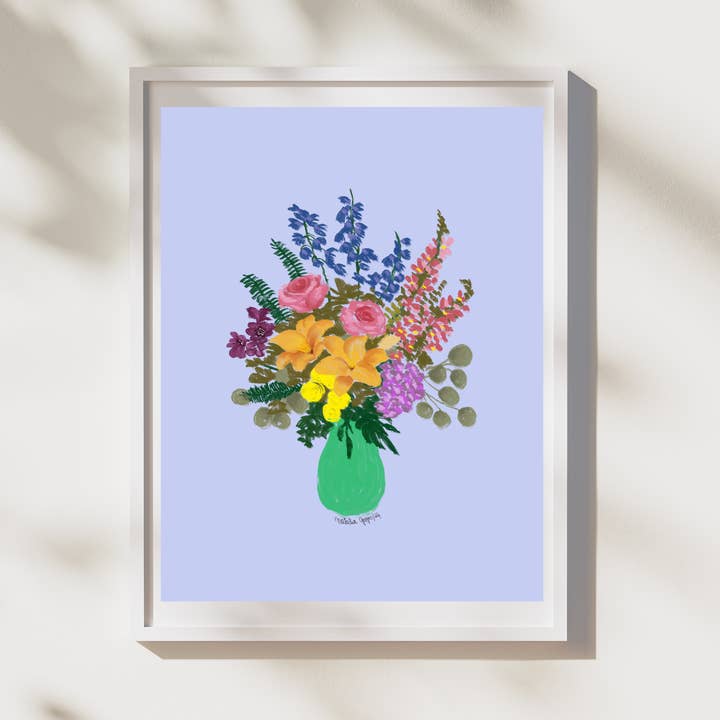 Uitbundig boeket Art Print voor wholesale door Neptune Paper