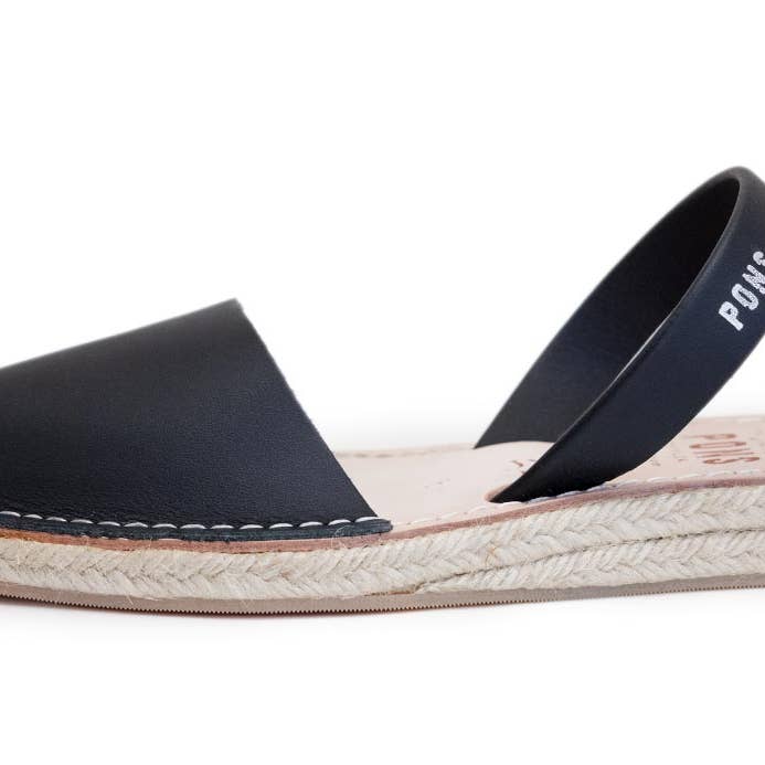 Pons Shoes - Classic Espadrille Black for wholesale by Pons
