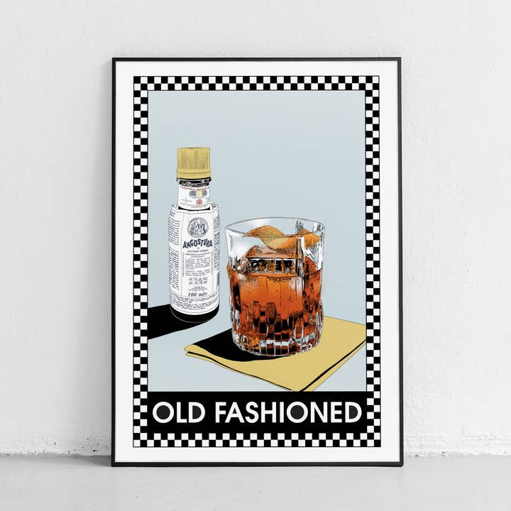 Old Fashioned Fine Art Print - A3 for wholesale by ABI OVERLAND JERSEY