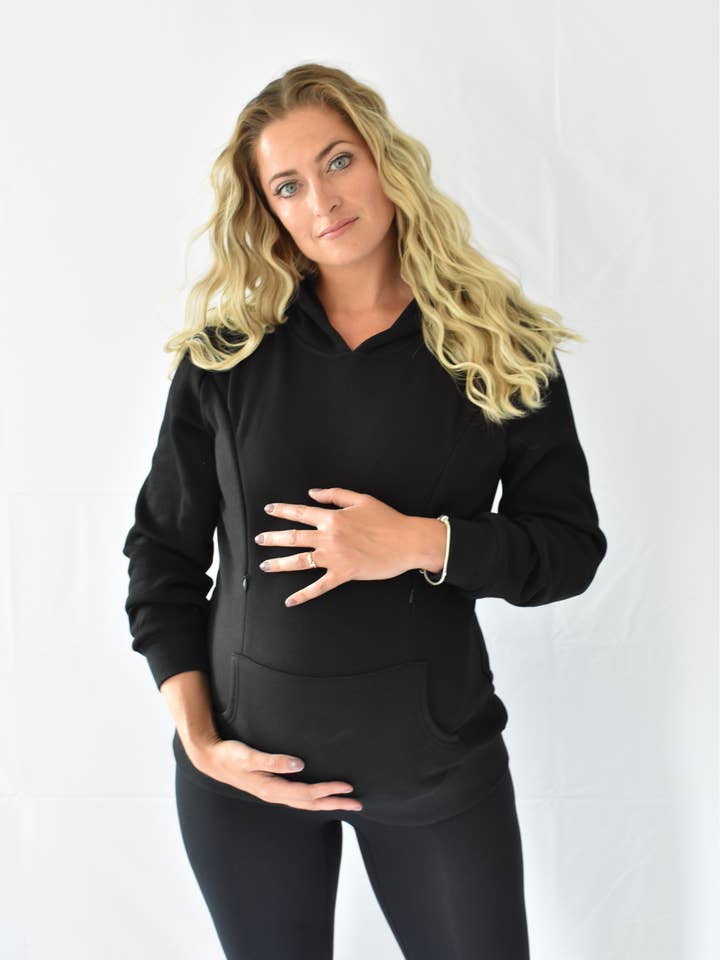 Ella Bella Maternity - Wholesale Hoodie - Women's - Jaydon Nursing Hoodie3