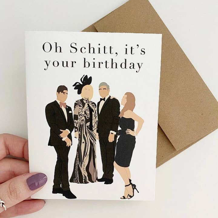 Smar Art – Engroshandel Fødselsdagskort – Åh Schitt, det er din fødselsdag | Schitt's Creek Card2