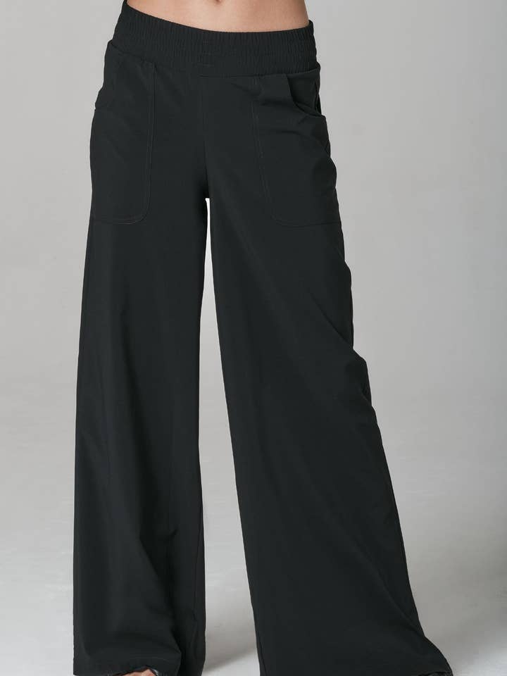 Pantaloni da jogging neri con manubri per la vendita all'ingrosso da parte di 925fit