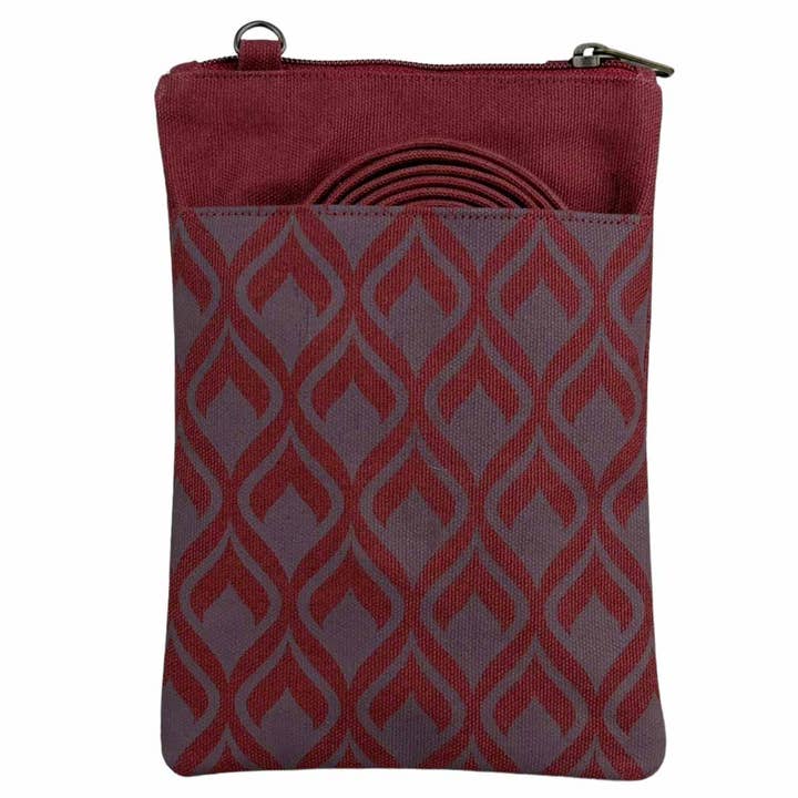 Canvas Mini Crossbody - Geometric Prints - Small Travel Bag for wholesale by Malia Designs