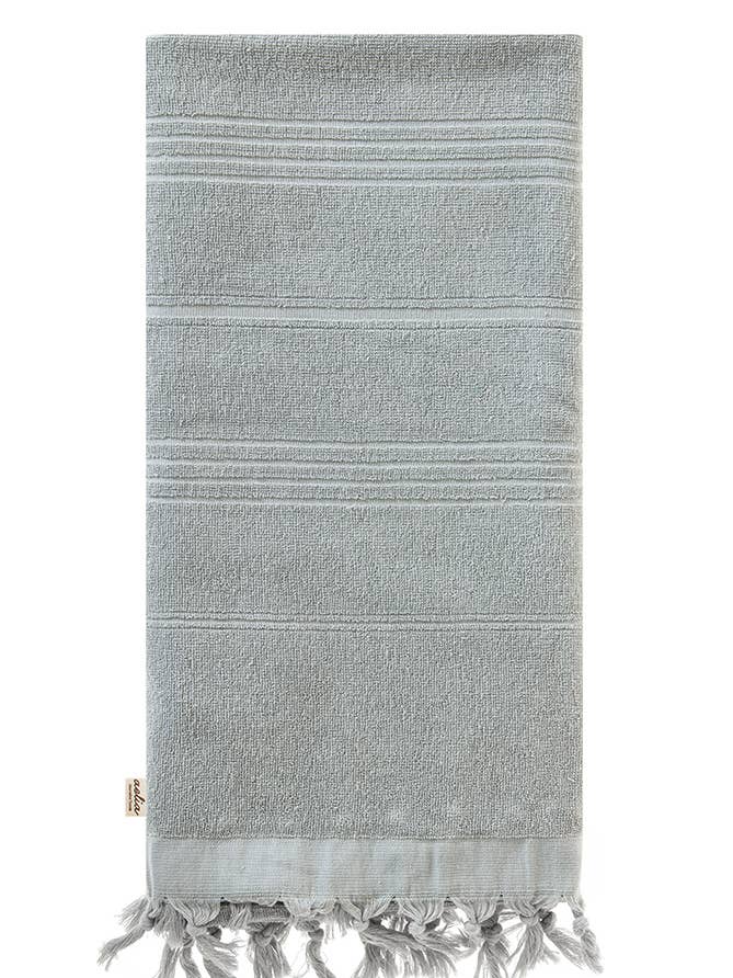 BEACH TOWEL CHIOS GREY for wholesale by AELIA ANNA