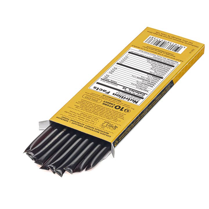 SiberianGreen - Wholesale Healing Salve/Balm/Cream - 12% Shilajit Honey Sticks - 10-Pack Natural Immune and Energy Restorers7