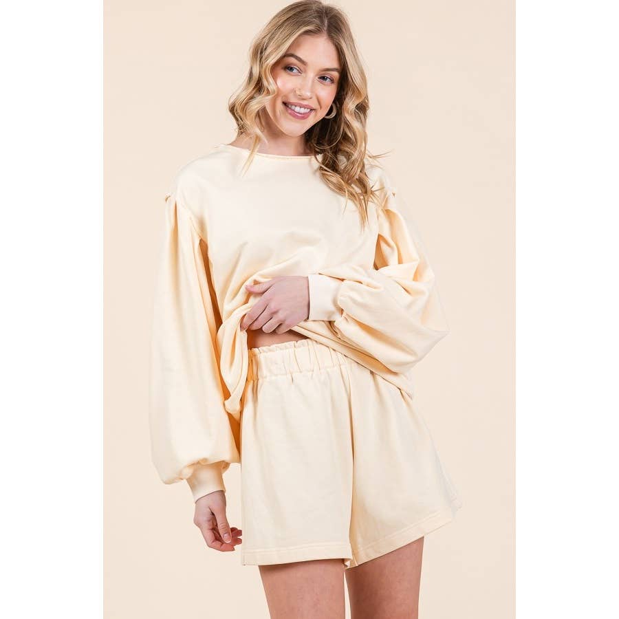 LIME N CHILI – wholesale Top & short set (NOT loungewear) – Women’s – French Terry Sweatshirt and Shorts Set13