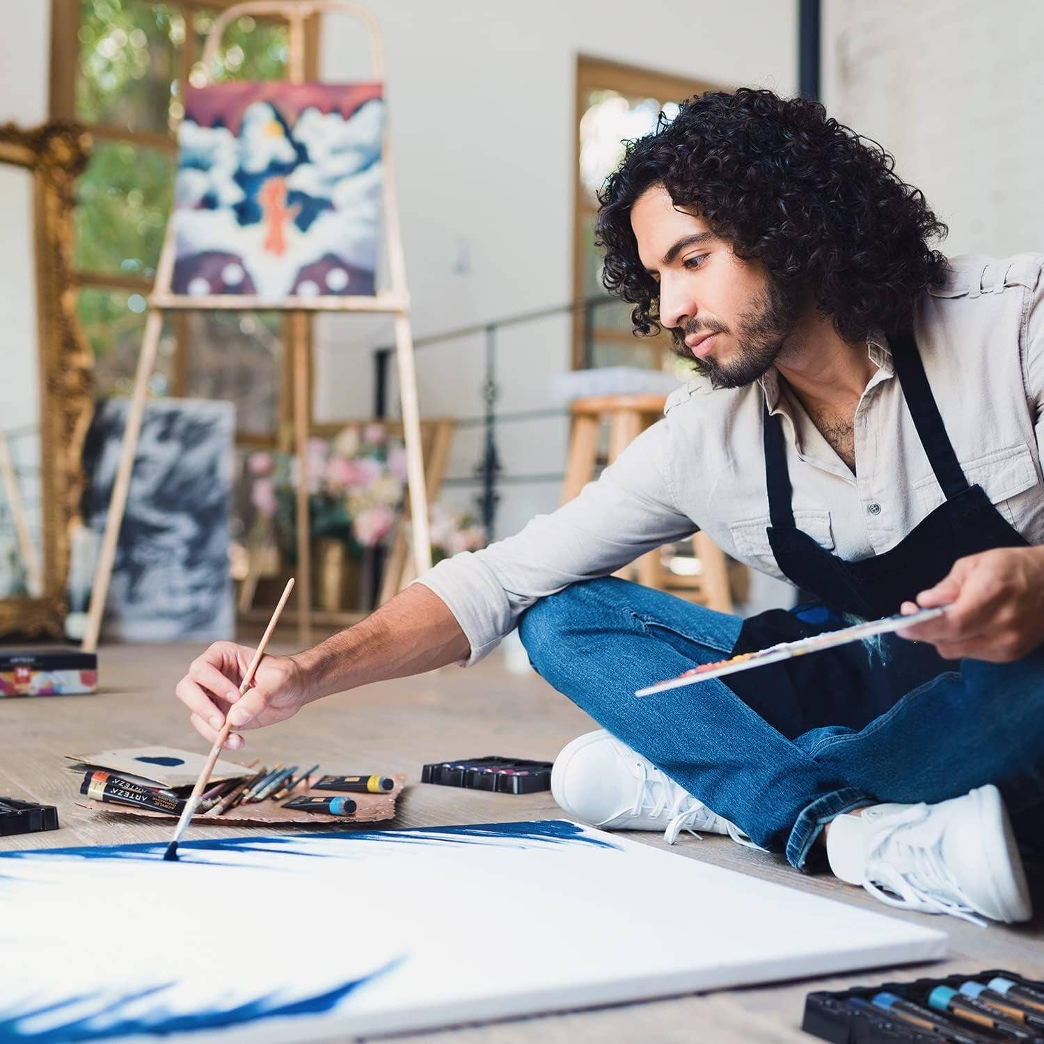 Plaid Crafts - Wholesale Blank Canvas - Arteza® Classic Stretched Canvas Pack, 36" x 48", 2 pc.6