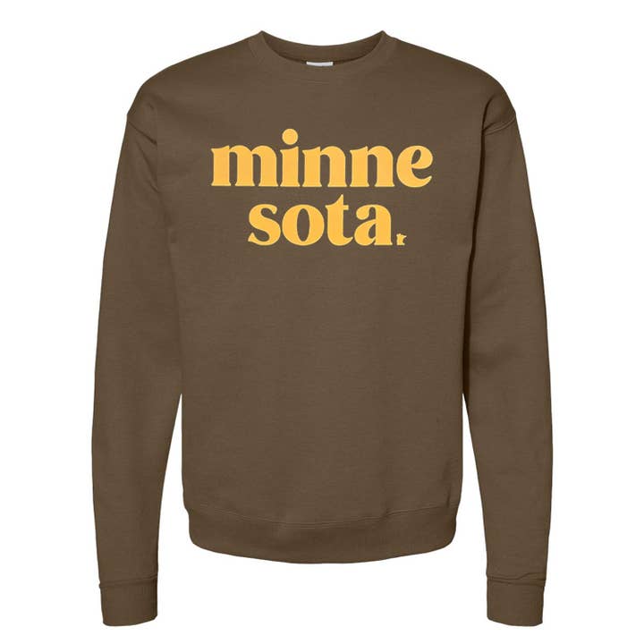 Stacked MN Crewneck for wholesale by 218 Clothing + Gift