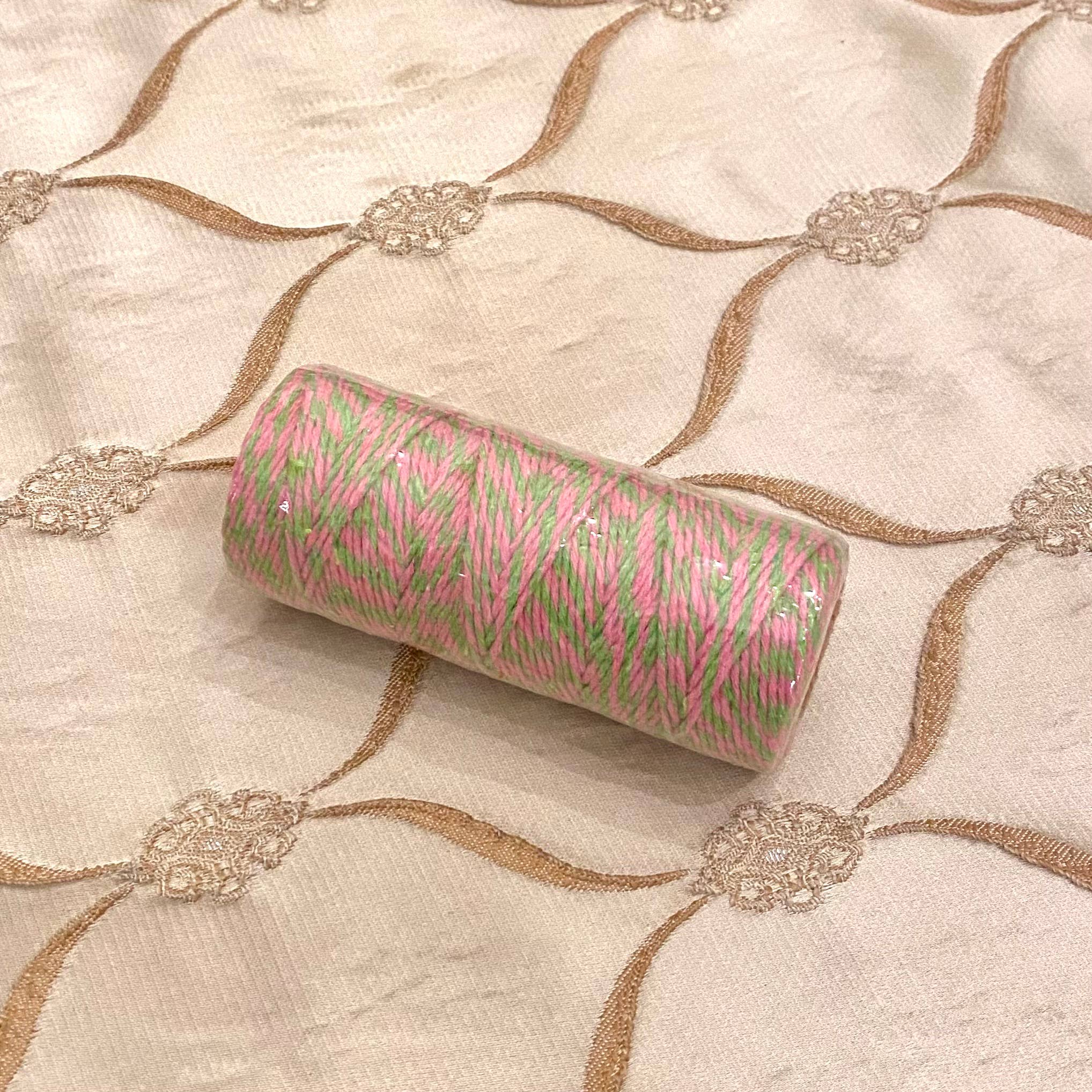 ByHome - Vente Ruban – emballage cadeau - Corde d'emballage bicolore pour cadeaux, 100 yards, 5 styles0