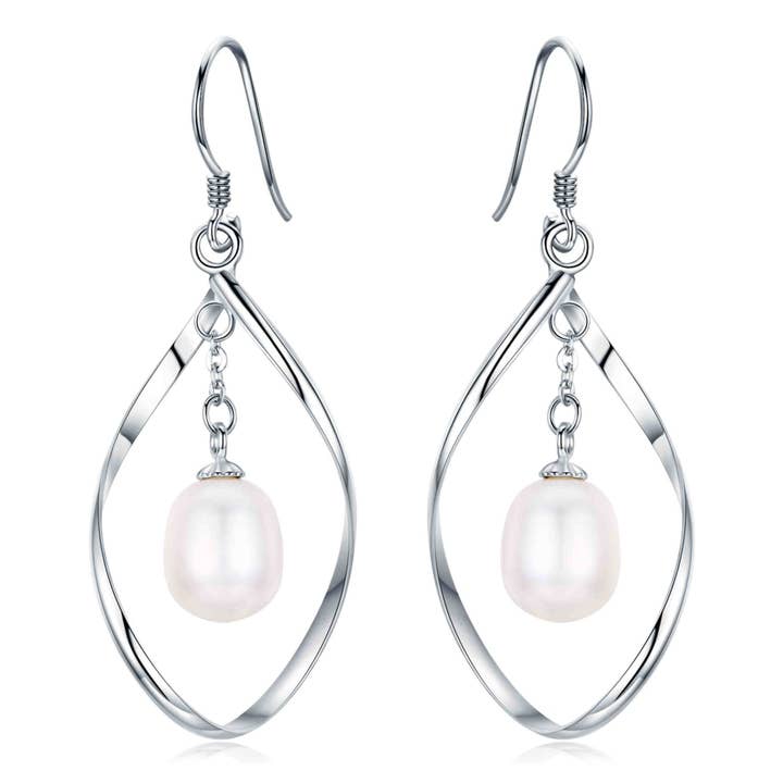 Center of the Universe Pearl Earrings for wholesale by Timeless Pearl