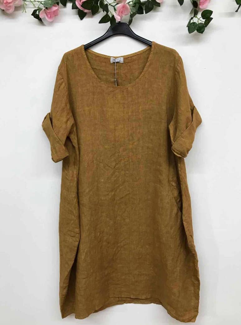 LINEN & COTTON HOUSE – Großhandel Kleid – Damen – Leinenkleid 167 Frühling Sommer Kollektion53