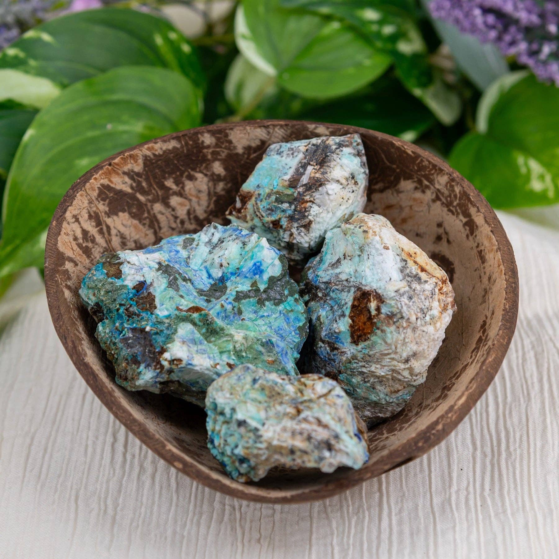 Down To Earth - Vente Pierre et cristal de spiritualité - Azurite brut. 1 lb.0