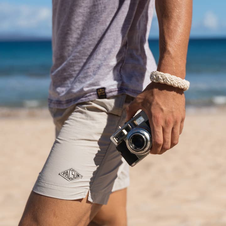 Natalia - Wholesale Jewelry Set - Handmade Sailor Knot Bracelets - White & Natural- SET 26