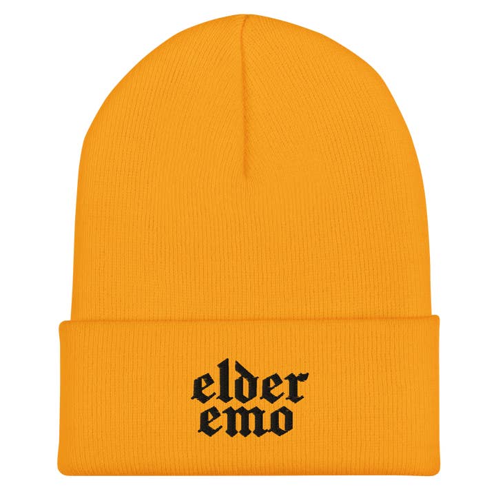 Goth Cloth Co. - Wholesale Beanie - Unisex - Elder Emo Embroidered Beanie3