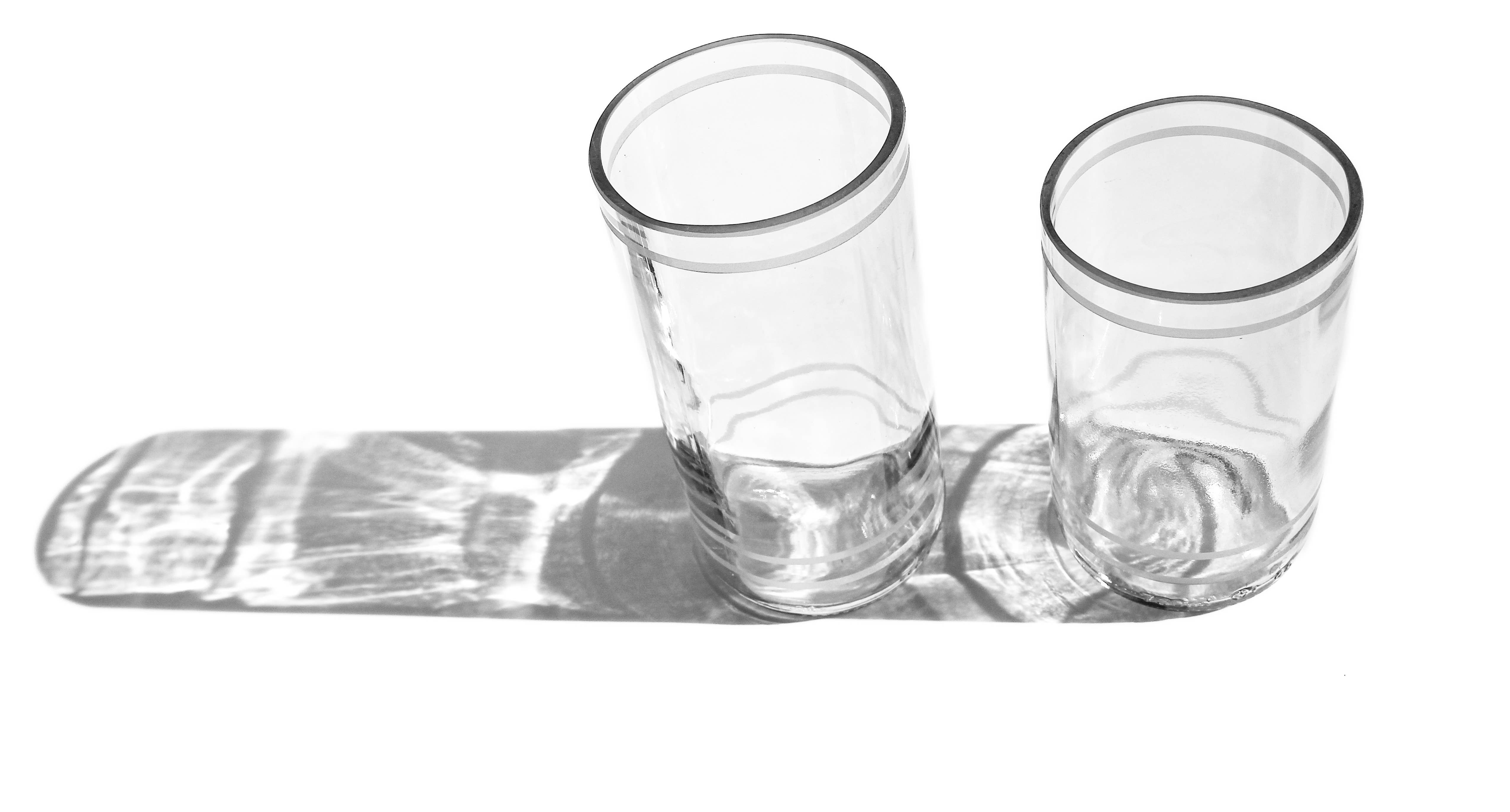 Ethical Global - Wholesale Drinking Glass/Cup - Estekana Eco Drinking Glasses Upcycled 2 Pack - 12/16 Oz.17