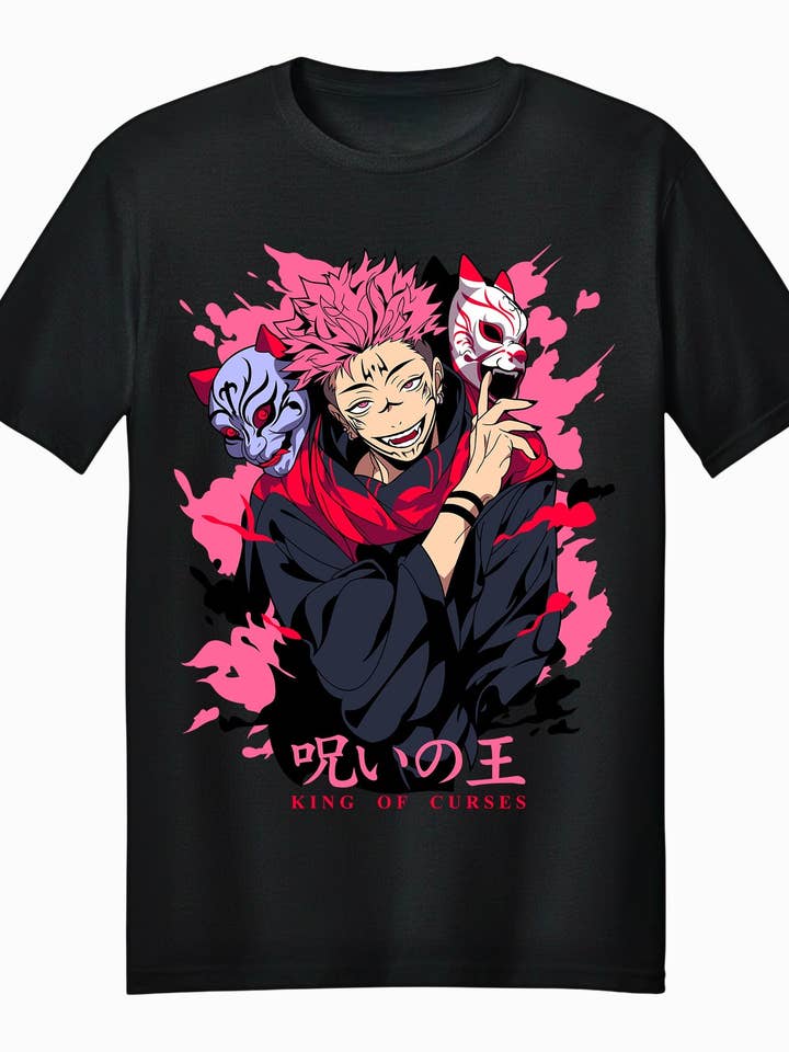 Fundom - Wholesale T-Shirt (Graphic) - Unisex - Jujutsu Kaisen Ryomen Sukuna King of Curses Adult Unisex Tee