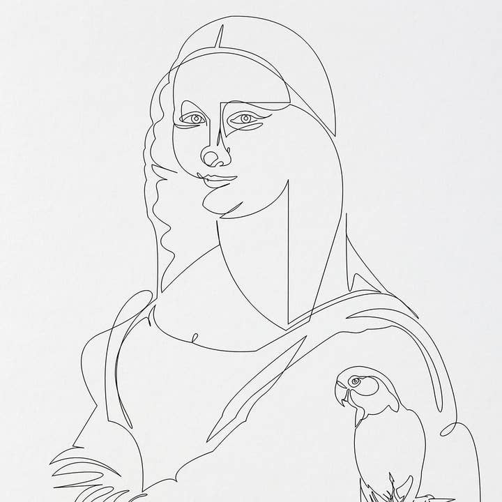 Cosette et les lys - Wholesale Art Print - Lovebirds — Fine Art Illustration — A3 Print2