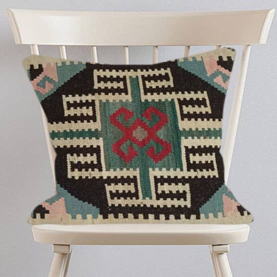 Fodera per cuscino Nandor Kilim intrecciata a mano per la vendita all'ingrosso da parte di Fybernots