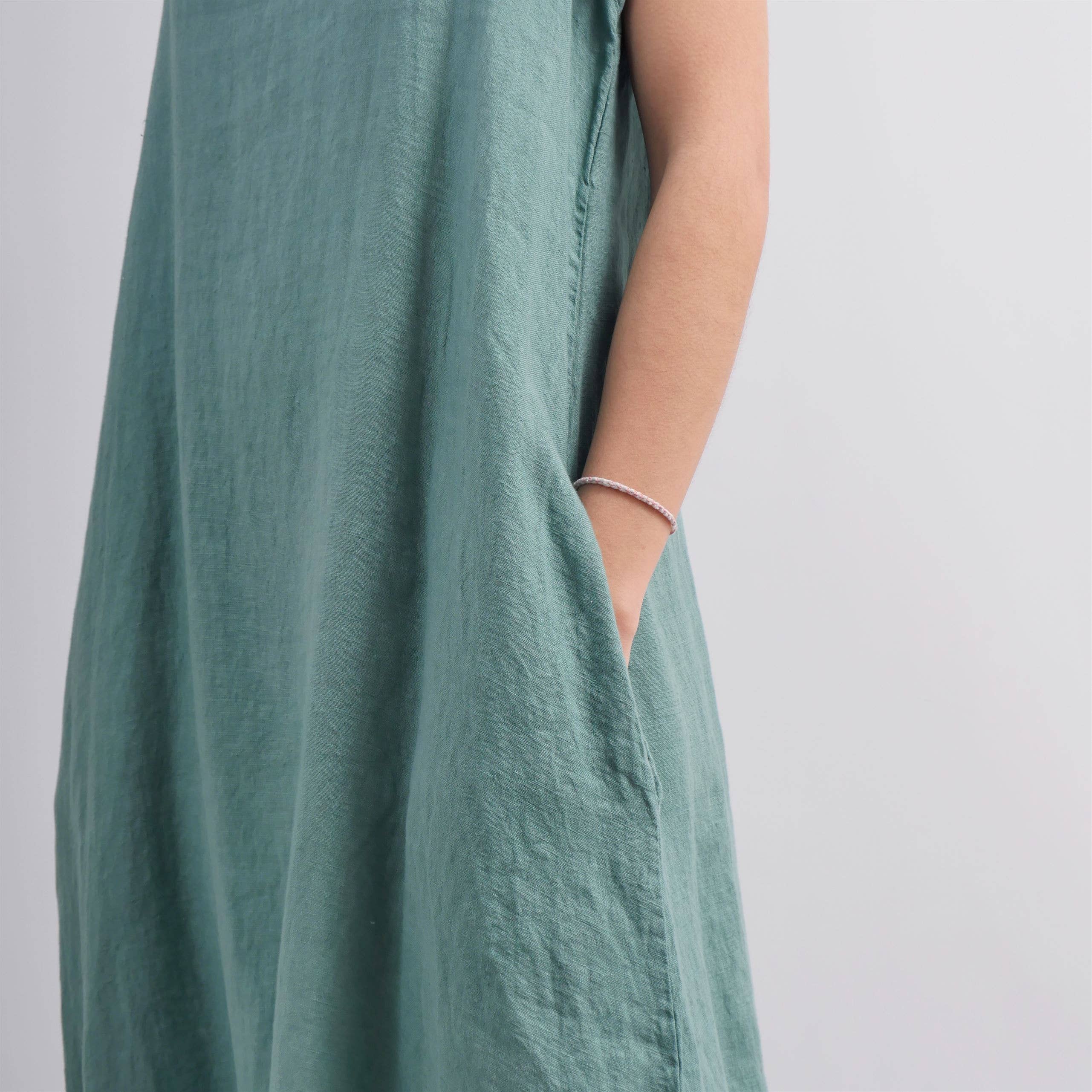 Cecile Wang – Großhandel Kleid – Damen – Langes Leinenkleid XSJ43187