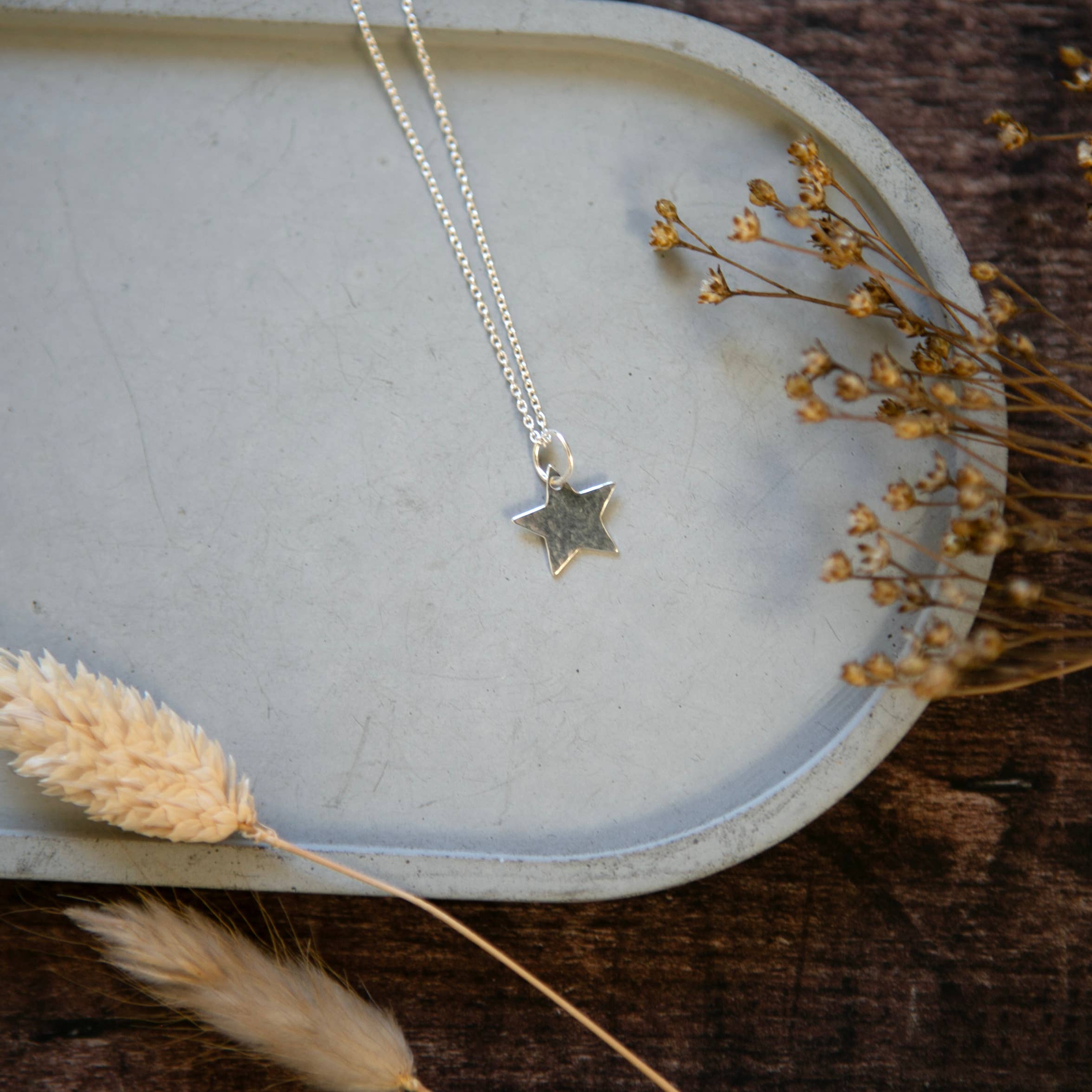 The Old Farmhouse Jewellery – Colar pingente/pendente por atacado – Colar de Forma Pequena, colar de charme, prata de 1ª Lei2