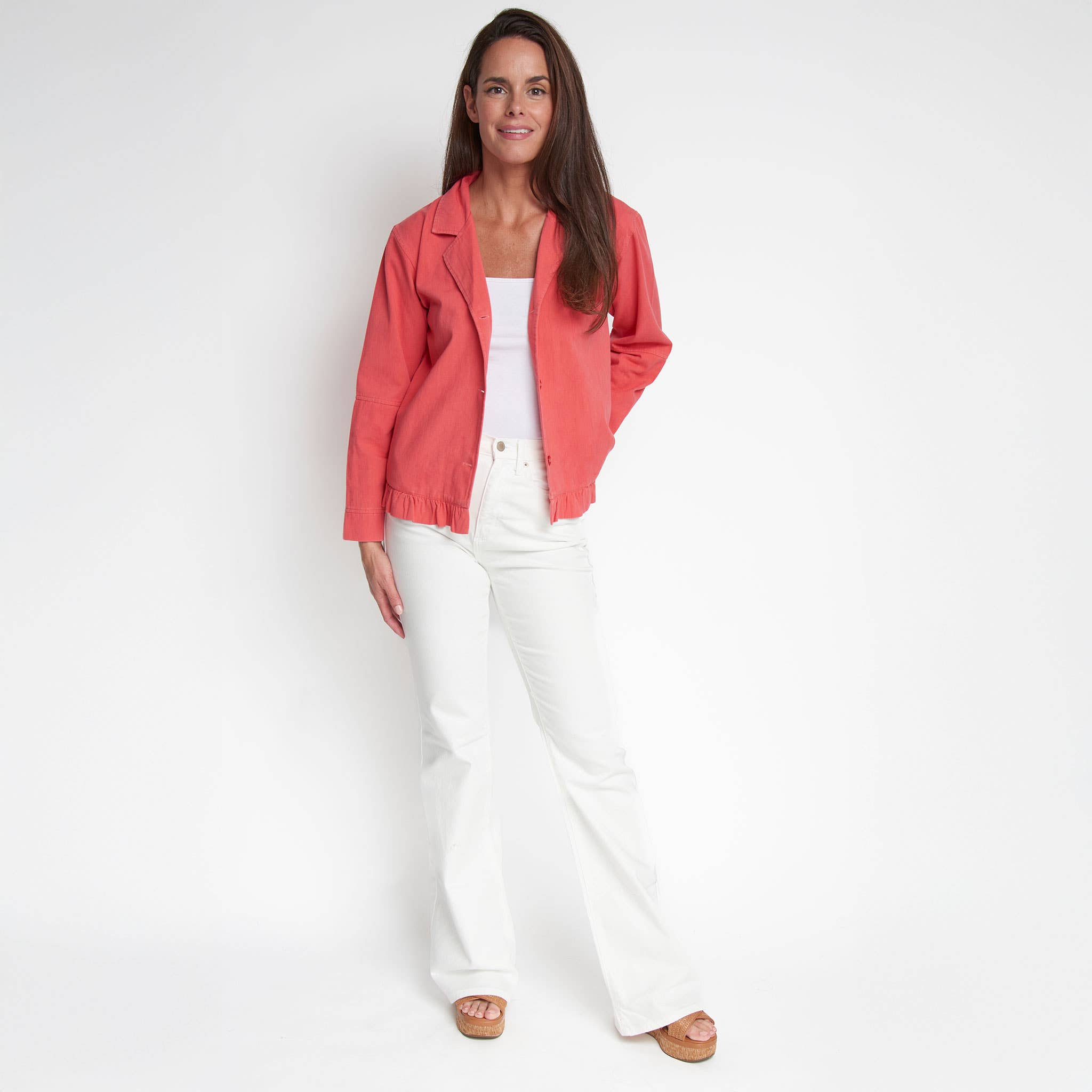 Howard's - Wholesale Jacket - Women's - Billie Lightweight Button Up Cotton Twill Jacket8