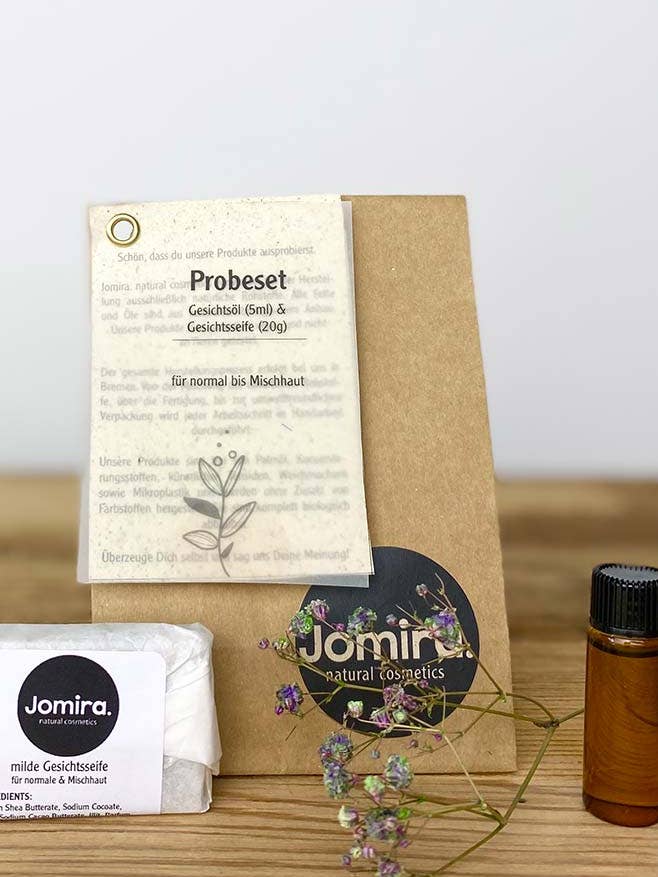 Sample set for normal to combination skin for wholesale by Jomira natural cosmetics