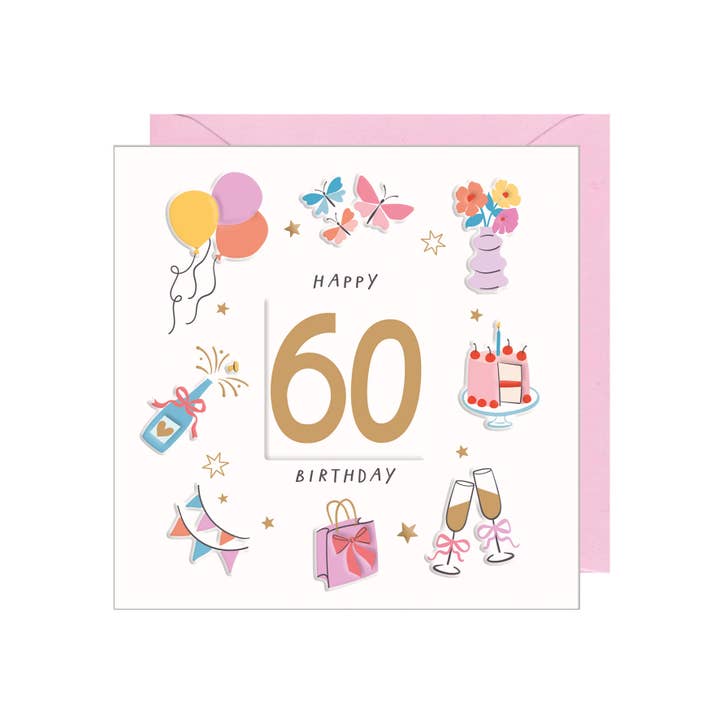 Happy Birthday - 60 for wholesale by Rosanna Rossi