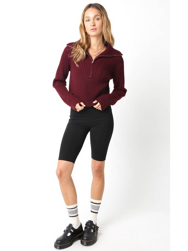 Olivaceous - Wholesale Knit Sweater - Women's - Averie Sweater5