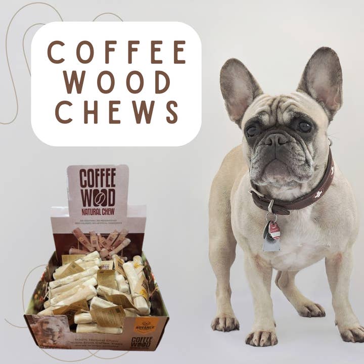 All-Natural Coffee Wood Chews for Dogs! and other Purchase Wholesale super chewer. Free Returns & Net 60 Terms on Faire trending on Faire.