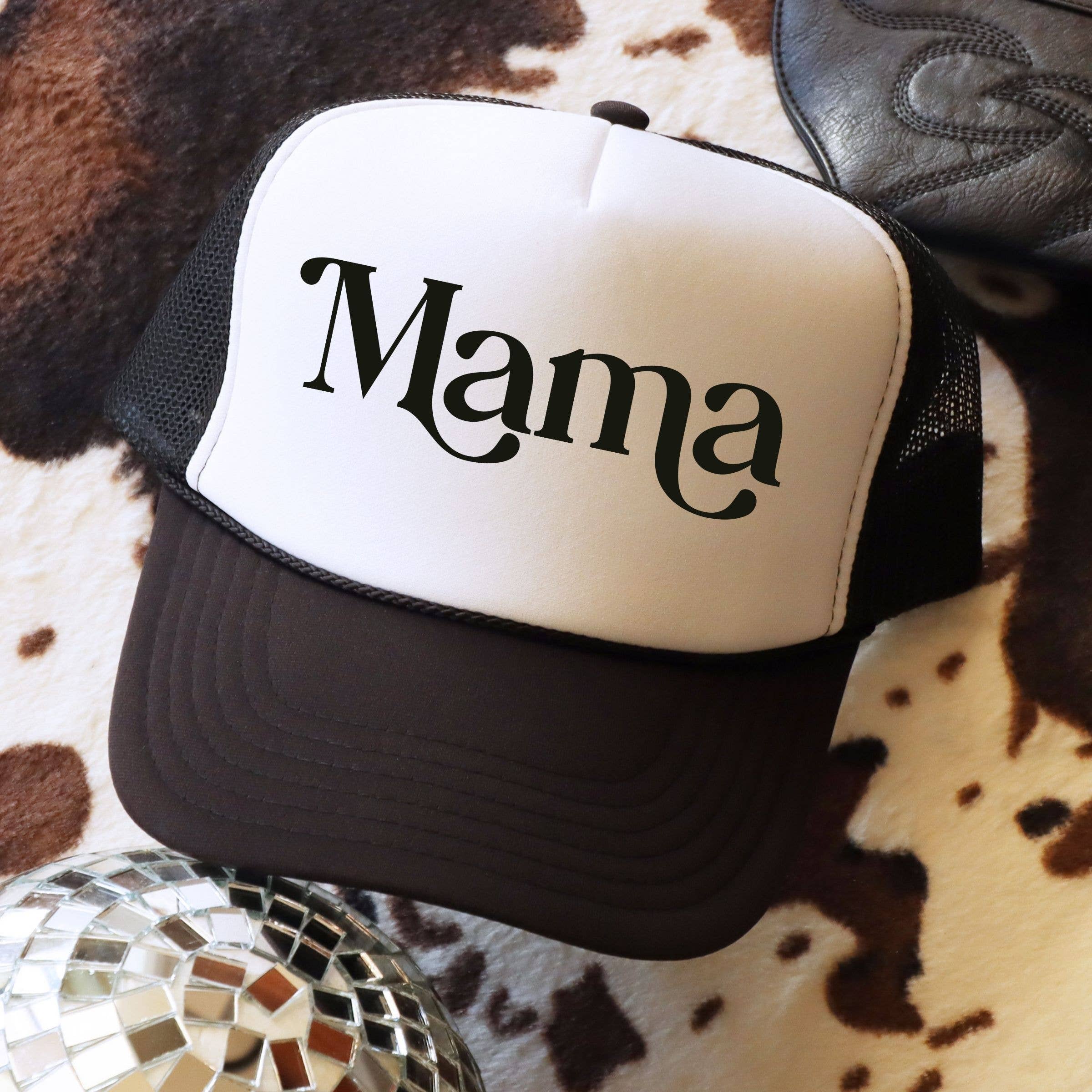 Wholehearted Motherhood and Co. - Wholesale Trucker Hat - Women's - Mama Trucker Hat - Spring Western Trucker Hat2