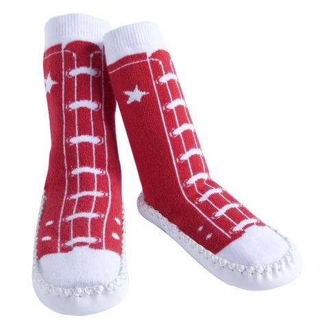 Zapatillas: Zapatillas altas en rojo para venta al por mayor de JazzyToes