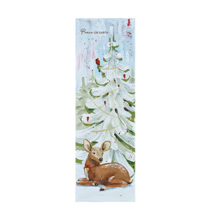 Peace on Earth Christmas Tree Canvas for wholesale by Glory Haus