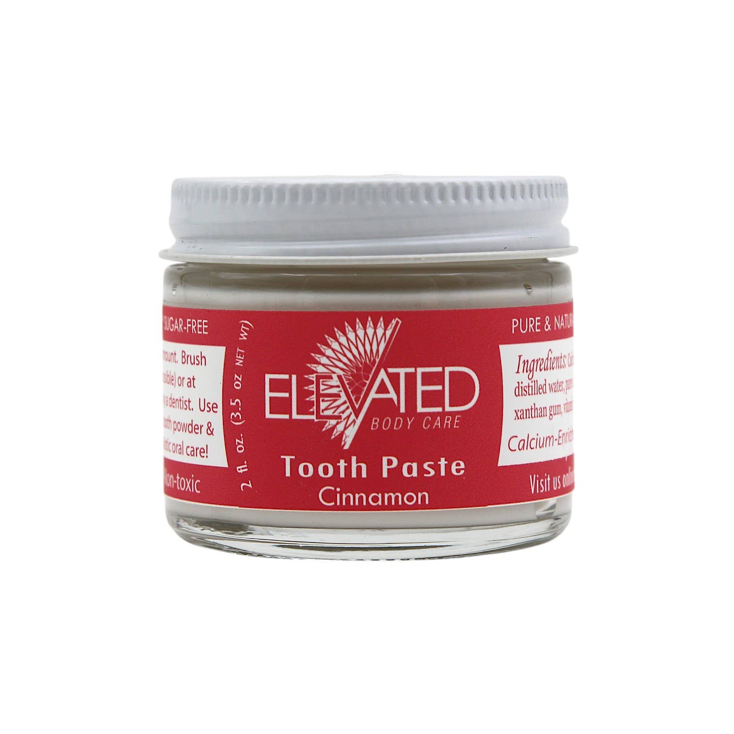 Taylor's Naturals - Wholesale Toothpaste - ELEVATED - Natural Toothpaste - Fluoride FREE - Glass Jar5