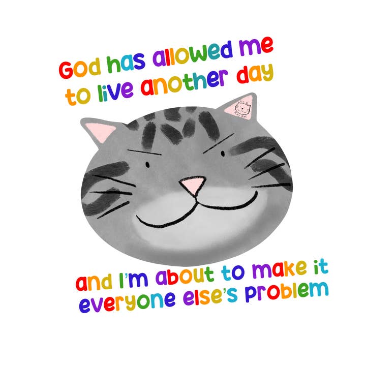 Problem Sticker for wholesale by Art By Kay Rae