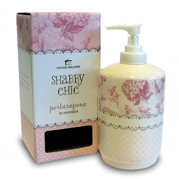 Victor Philippe - Wholesale Soap Dispenser - SHABBY C. ROSA CERAMIC SOAP DISH