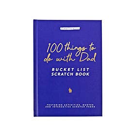 Gift Republic - Wholesale Book - Adult - 100 Things To Do With Dad Bucket List Scratch Book