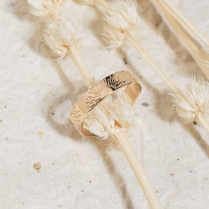 Loveable - Wholesale Band/Stacked Ring - Luxe Sunshine Ring 4mm1