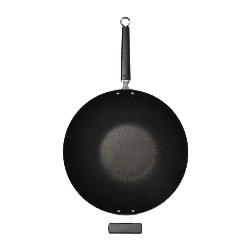 EcoQuality - Wholesale Wok - J22-0040, Joyce Chen 14" Pro Carbon Steel Ceramic Nonstick Flat Wok1
