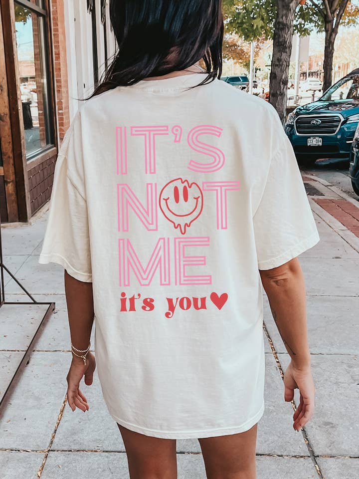 Spirit+Tribe - Vendita all'ingrosso Maglietta serigrafata - Donna - NON SONO IO, SEI TU0