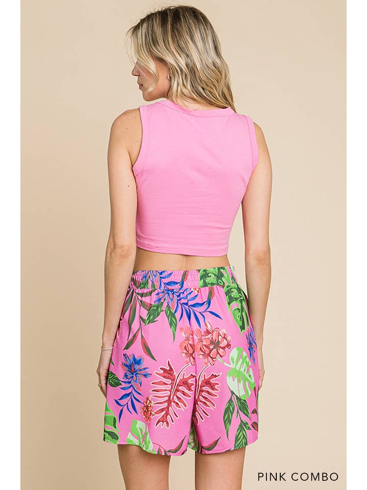 Cotton Bleu - Wholesale Shorts - Women's - 30185W - Bohemian Style Women's Air Flow Print Shorts8