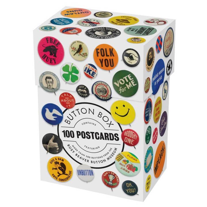 Button Box: 100 Postcards for wholesale by Microcosm Publishing & Distribution