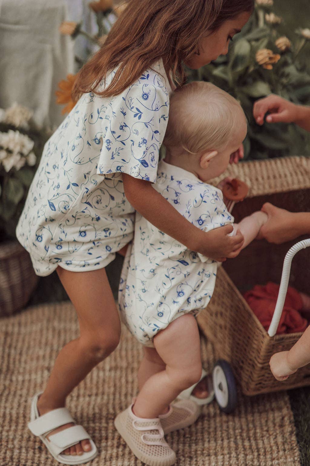 Scandi Floral Oversized T-Shirt | Organic Cotton Jersey -  | GCO2258 for wholesale on Faire4