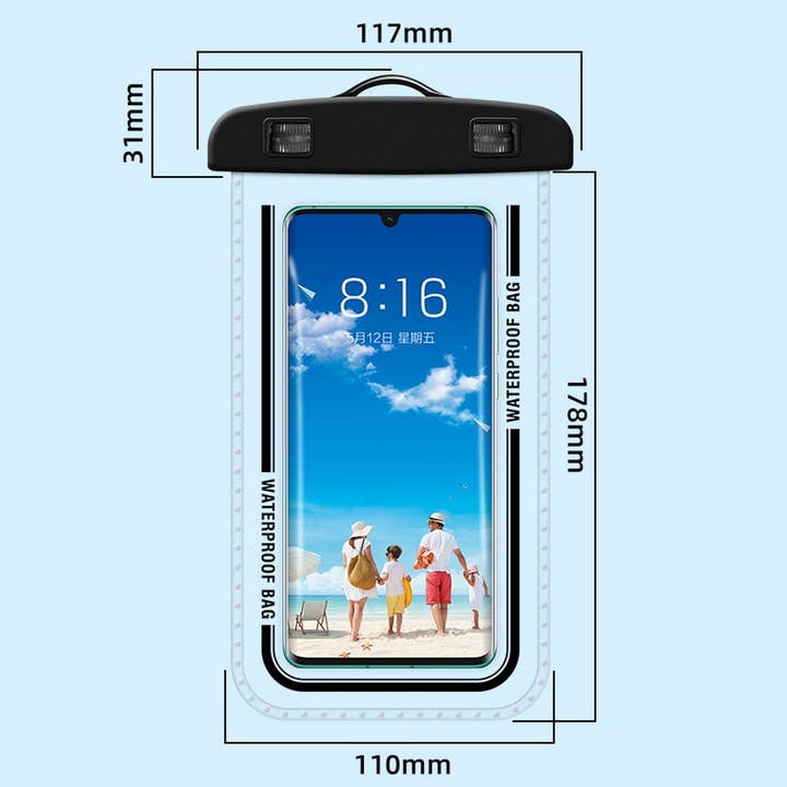 ACCITY - Wholesale Phone Case - Unisex - Waterproof Phone Case for Swimming -Touchscreen_CWMM67754