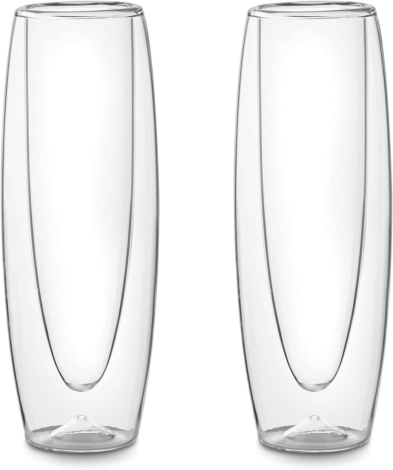 Fox Run Brands – Engroshandel Champagneglas – Outset Champagne, sæt med 2, 5,5 ounce, 2 „x 2,25" x 7"7