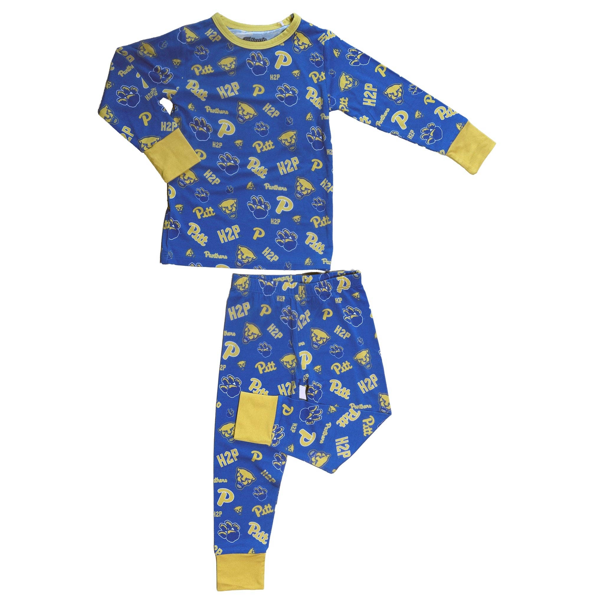 Tailgate Tikes - Wholesale Sleepwear Set - Kids - Pitt Panthers Two-Piece Pajama Set4